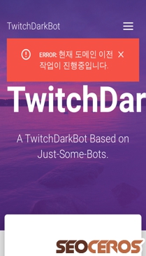 twitchdarkbot.com mobil preview