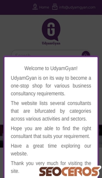 udyamgyan.com mobil preview