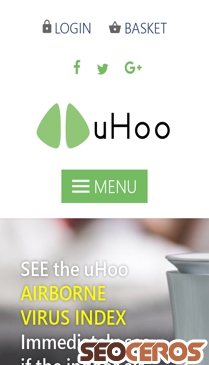 uhooair.co.uk mobil vista previa