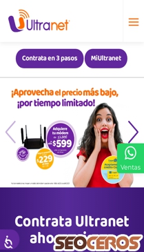 ultranet.com.mx mobil preview