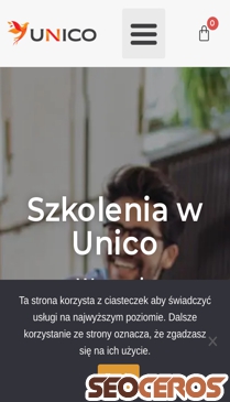 unico-szkolenia.pl mobil obraz podglądowy