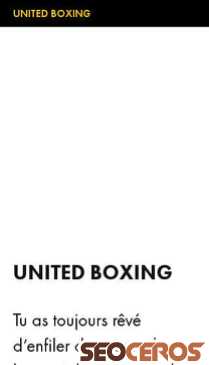 unitedboxing.ch mobil preview