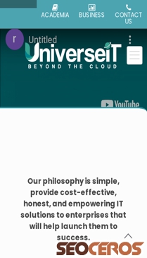 universeit.com mobil Vista previa
