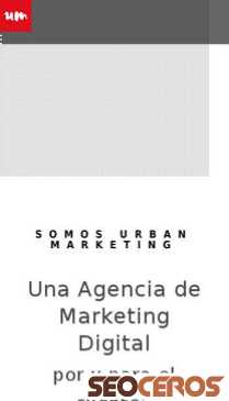urbanmarketing.es mobil obraz podglądowy