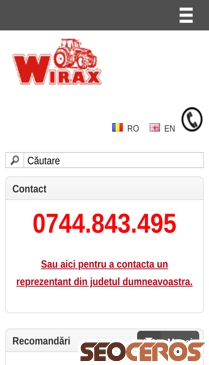 wirax.ro mobil Vista previa