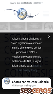 valcomcalabria.it mobil förhandsvisning
