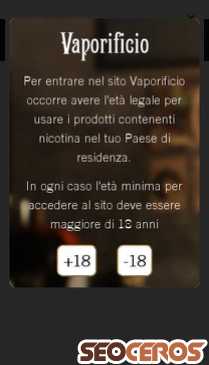 vaporificio.dev2.eu mobil előnézeti kép