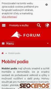 velkostany.cz/mobilni-podia mobil previzualizare