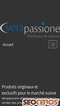 verapassione.ch mobil preview