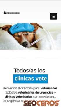 veterinariosdeurgencias.robertomonteagudo.es mobil náhľad obrázku