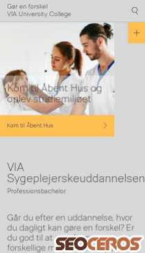 via.dk/uddannelser/sundhed-og-omsorg/sygeplejerske mobil Vorschau