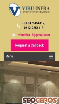 vihuinfra.com mobil preview