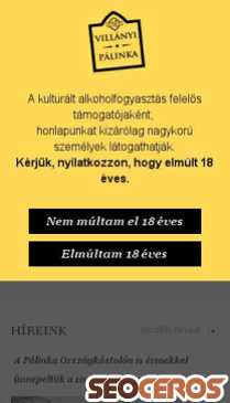 villanyi-palinka.hu mobil preview