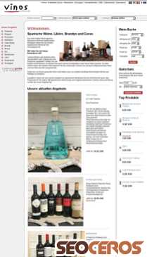 vinos-online.de mobil prikaz slike