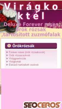 viragkoktel.hu mobil náhľad obrázku