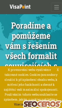 visapoint.online/cz/uvod mobil anteprima