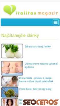 vitalitas-magazin.sk mobil förhandsvisning