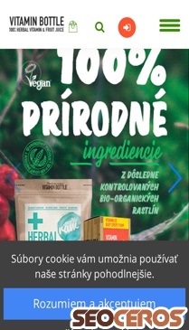 vitaminbottleslovensko.sk mobil előnézeti kép