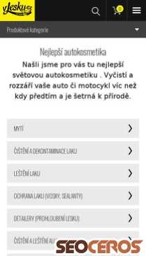 vlesku.cz/autokosmetika mobil förhandsvisning