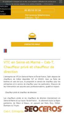 voiturier-cab-t.fr mobil preview