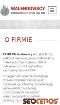 walsc.pl/o-firmie mobil previzualizare