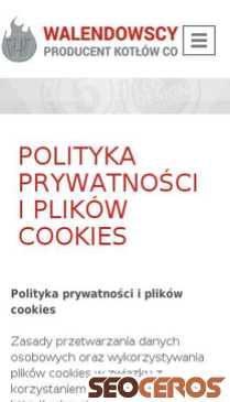 walsc.pl/polityka-prywatnosci mobil Vista previa