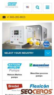 watson-marlow.com mobil previzualizare