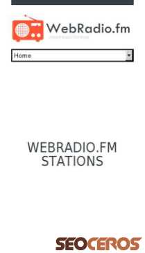 web-radio.fm mobil Vorschau