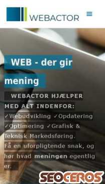 webactor.dk mobil preview