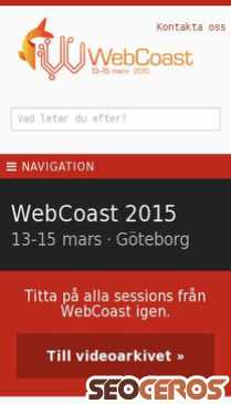 webcoast.se mobil Vista previa