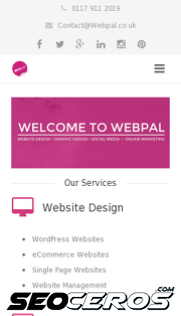 webpal.co.uk mobil Vista previa