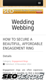 wedding-webbing.com mobil anteprima