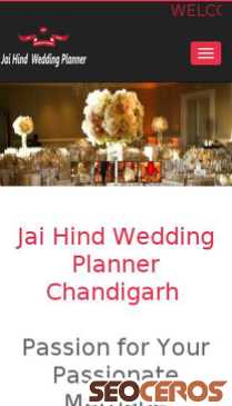 weddingplannerinchandigarh.com mobil preview
