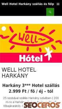 wellhotel.hu mobil Vorschau