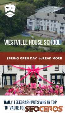 westvillehouseschool.co.uk mobil preview
