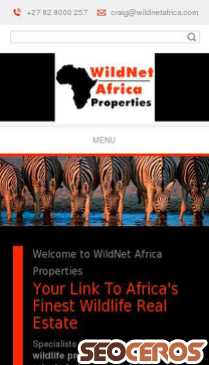 wildnetafrica.com mobil náhľad obrázku