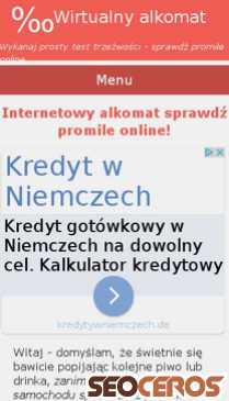 wirtualny-alkomat.bimber.net.pl mobil előnézeti kép