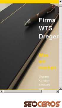 wts-dreger.com mobil előnézeti kép