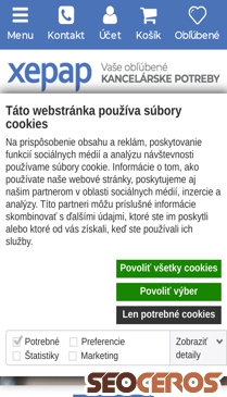 xepap.sk mobil previzualizare