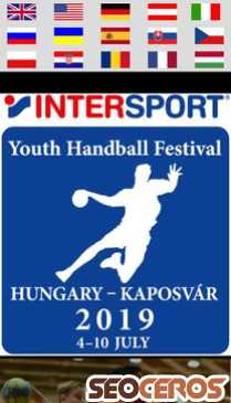 youthhandballfestival.org mobil Vista previa