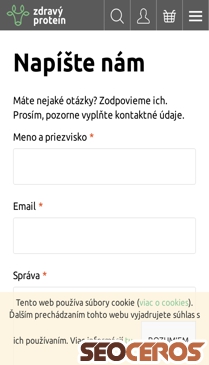 zdravyprotein.sk/napiste-nam mobil náhľad obrázku