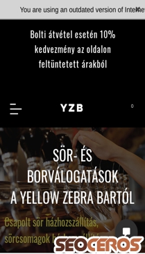 zebrabar.hu mobil előnézeti kép