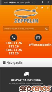 zeppelin.rs mobil preview