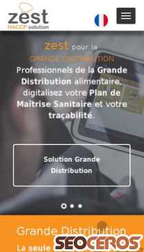 zest-haccp.fr mobil previzualizare