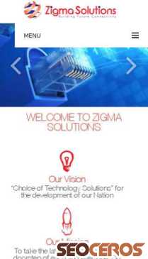 zigmasolutions.co.in mobil preview
