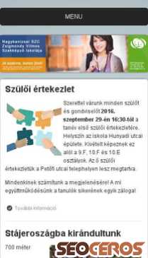 zsvszi.hu mobil előnézeti kép
