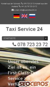zuerichtaxi24.ch mobil preview