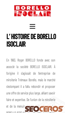 www3.borello-isoclair.com mobil previzualizare