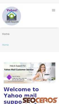 yahoo-mailsupport.com mobil náhľad obrázku