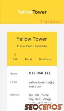 yellow-tower.com mobil preview